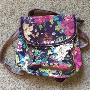 Sakroots backpack that converts to side satchel